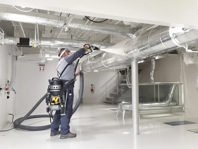 Professional central duct cleaning by Millbury Air Duct Cleaning in Millbury