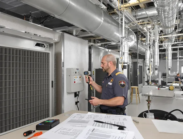 Professional filter system inspection by Millbury Air Duct Cleaning in Millbury