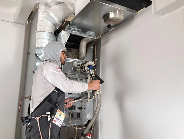 Expert furnace duct cleaning by Millbury Air Duct Cleaning in Millbury
